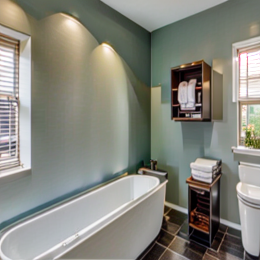 009_A small bathroom with a tub, toilet, sink, and a laundry basket are shown..png